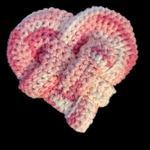 Handmade Woven Crochet Heart